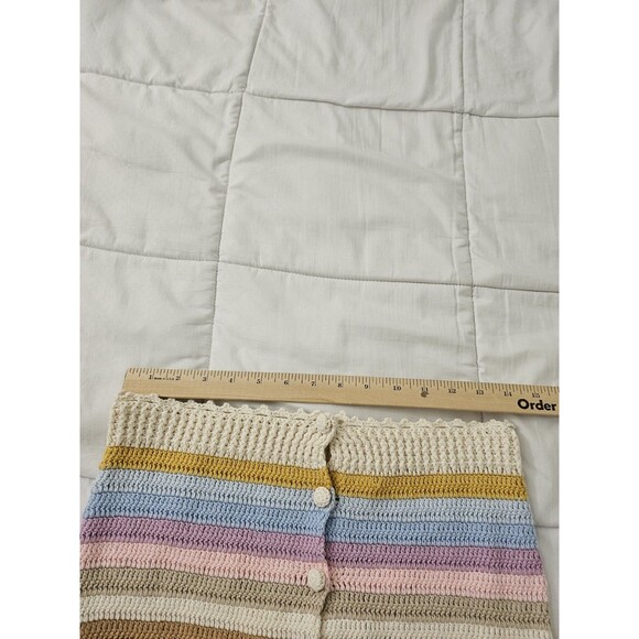 Lovers + Friends Lisette Crochet Skirt XS Horizon Stripe Beach Revolve NWT‎ - Picture 7 of 7